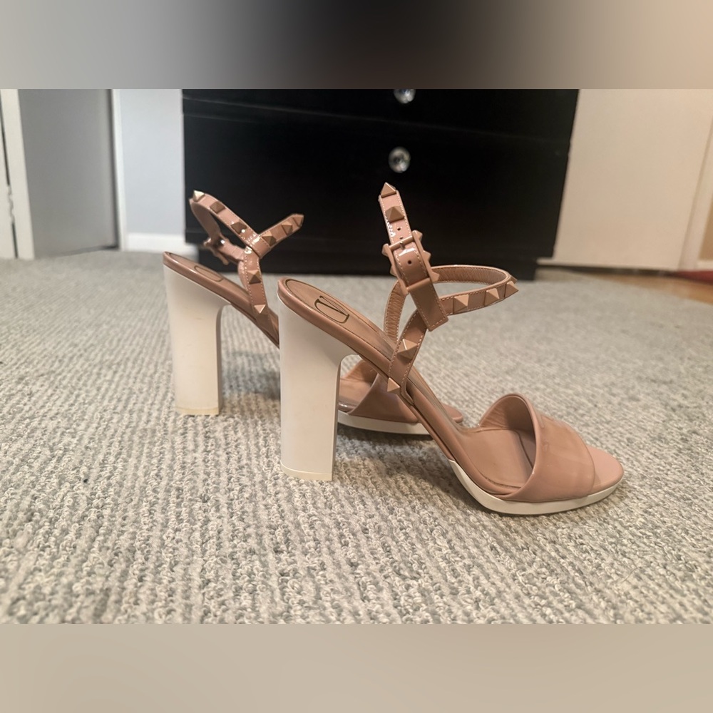 Valentino block formal heels